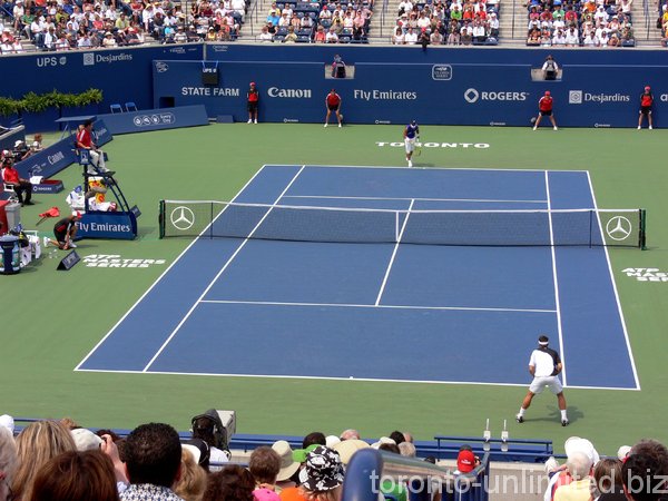 Kiefer and Nadal in a match.