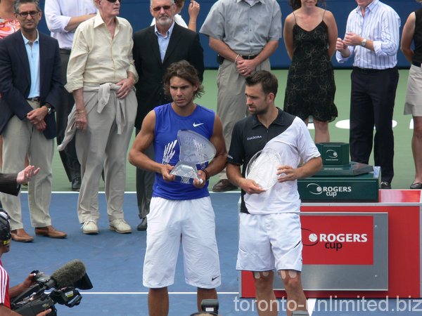 Rafael Nadal Champion and Nicolas Kiefer a Runner up.