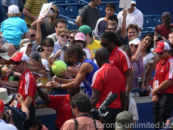 Rafael Nadal mania on the Centre Court.