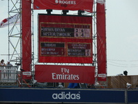 Scoreboard 7:6 Nestor Zimjonic in Tiebreak.