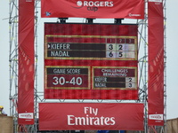 Scoreboard shows Nadak 5 : 2 in Rogers Cuo Finals.