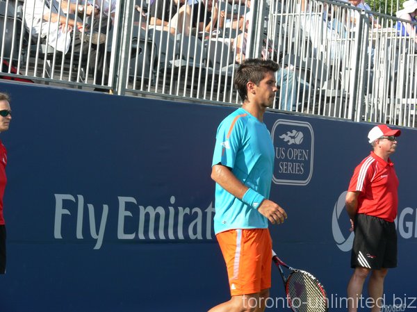 Fernando Verdasco of Spain playing Rogers Cup 2008.