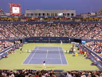 Andy Murray and Rafael Nadal in semifinale match. 