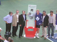 Boris Becker inducted to Rogers Cup Hall of Fame!